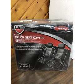 Auto Drive 4-Piece Padded Truck Seat Covers Black Brand New