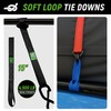 Retractable Ratchet Straps(4 Pack) - 1in x 10ft Self Retracting