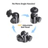 Ball and Socket Head Microphone Adapter with Angle Adjustment [All