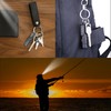 TUNENGE Rechargeable Keychain Flashlights, 650 High Lumens EDC Pocket Flashlights,