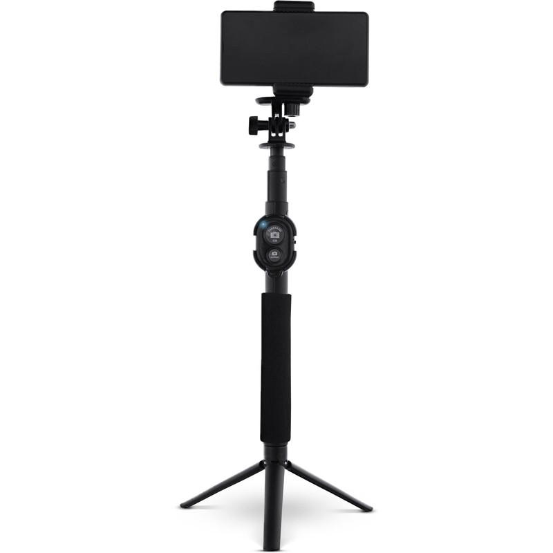InLine Selfie Stick Teleskop Stange mit Bluetooth Funkauslöser für Digitalkameras