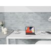 COLAMO Luxury Grey Peel and Stick Subway Tile Backsplash, Glossy