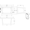 iMBAPrice BE1-25 (1-Gang) Electrical Power Outlet Box Extender - White,