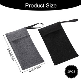 Qwrqwr 2PCS Soap Saver Bag for Shower Exfoliating Body Scrubber Bubble Pouch Travel Wash Pocket for Bar Soaps Net Spong