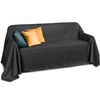Beautissu Romantica Blanket 210 cm x 280 cm in Suede-Look