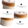 GRIRIW Egg Steamed Bowl Ceramic Stew Pot Lid Included for