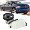 Power Steering Pump with Pulley Reservoir compatible for Ram 1500