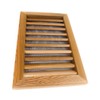 Miller Shingle Rectangle Clear Cedar Vent, Flush Mount - 12