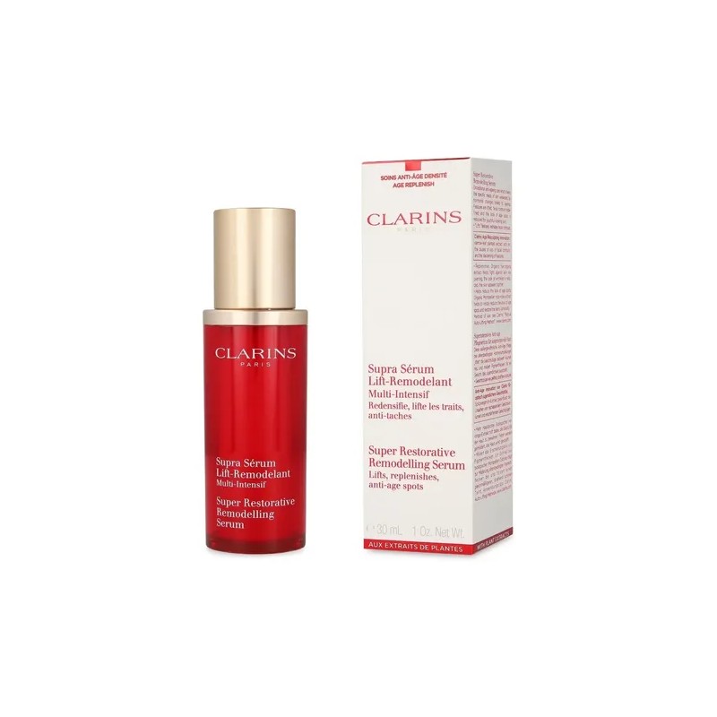 Sérum Antiedad Clarins 30ml con Ácido Hialurónico Libre de Parabenos