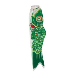 In the Breeze Koi Fish Windsock, 36-Inch, Green