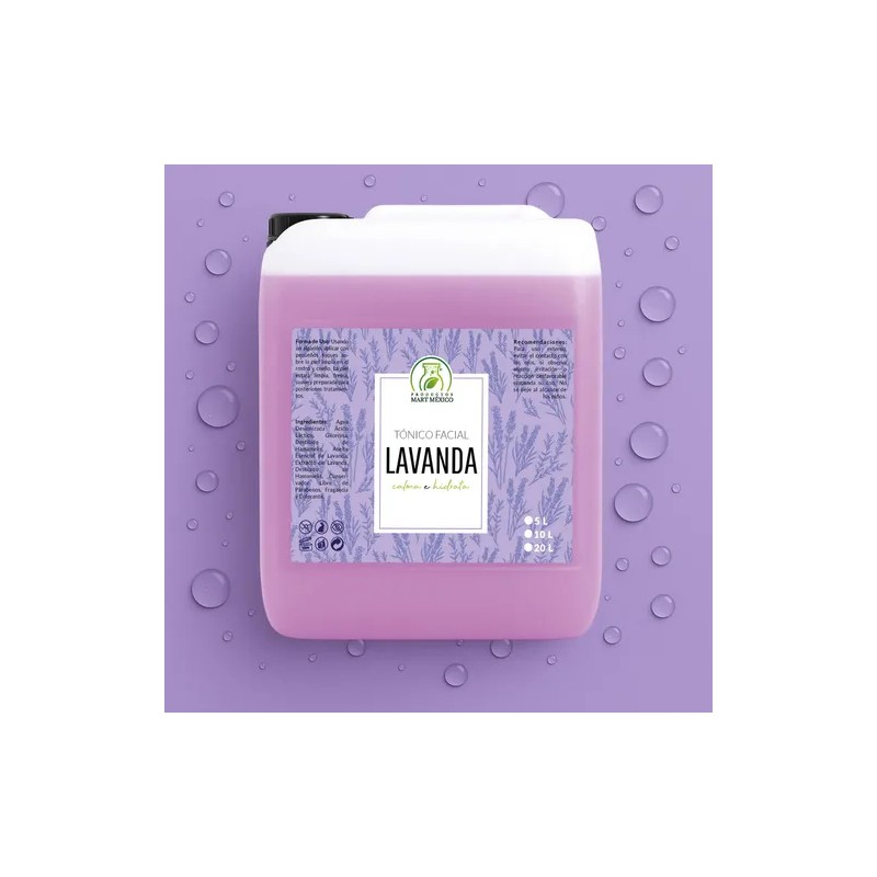 Tónico Facial Agua De Lavanda (5 Litros)