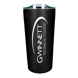 The Fanatic Group Gwinnett Technical College Double Walled Soft Touch Tumbler, Design-1 - Black