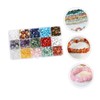 Tofficu DIY Jewelry Tools Box Jewelry Making Kit 15-Grid Bead