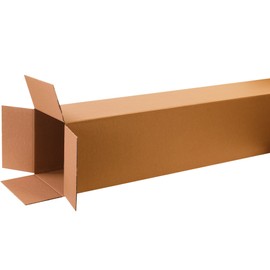 TAPE LOGIC 12 x 12 x 72 Corrugated Cardboard Boxes, Tall 12"L x 12"W x 72"H, Pack of 10 | Shipping, Packaging, Moving, Storage Box for Home or Business, Strong Wholesale Bulk Boxes