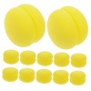 Vaguelly 12pcs Yellow Sponge Curlers Styling Tools for Effortless Curls