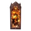 XYUYTOEI Dream Room Book Nook Kit, Wooden Diorama Craft for