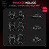 BDFHYK Inline Fuel Filter 100 Micron with 6AN 8AN 10AN