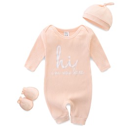 Baby One-Piece Outfit 0-3 Months Global Day of Parents Gift Pink Onesie Baby Items