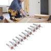 10PCS Countersink Drill Bits Adjustable Stop Tapered Countersink Bit for