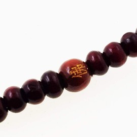 Outletissimo Tibetan Mala Tibetan Rosary Buddha Natural Wood Necklace Bracelet ET87, Wood, Pearl