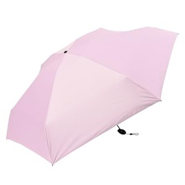 Nifty Colors 55 5200PK Folding Umbrella, Peach Drop Blackout 5 Tiers Flat Carbon Lightweight Mini Umbrella