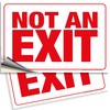 iSYFIX Not An Exit Stickers – 2 Pack 10x7 Inch