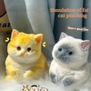 3D Soft Cat Soft Squeeze Toy Cute Soft Cat Finger