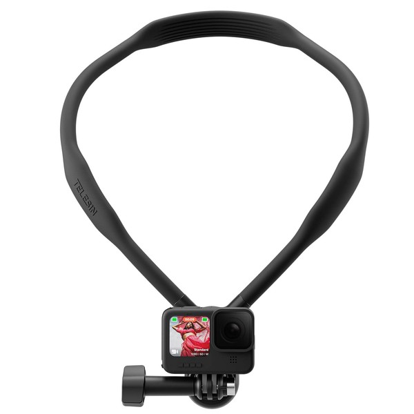 TELESIN Neck POV Mount for GoPro Accessories, Phone Holder, Fishing