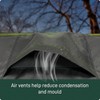 AWNIC Fire Pit Cover Waterproof, 84x84x61CM Square Firepit Covers Windproof