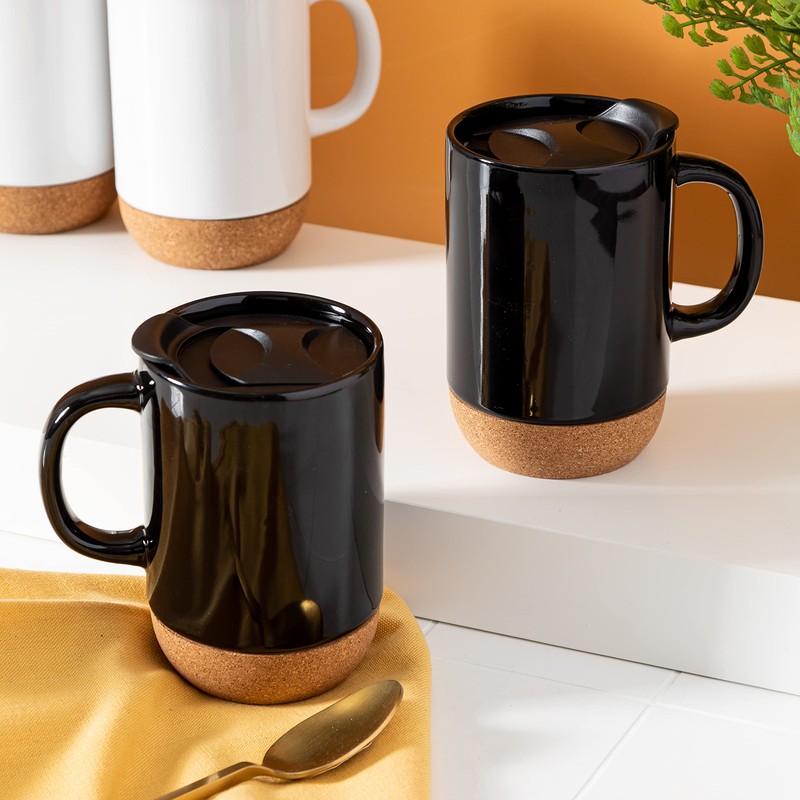 Gibson Home Modani 2 Pack Large 16.5 OZ Ceramic Mugs