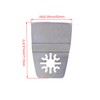 Silber 52mm Breite Edelstahl Oszillierwerkzeug Universal Flexible Scraper Blade Multi-Tool-Set
