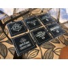 Universal Epic Universe Theme Park 6 Slate Coaster Set