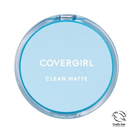 COVERGIRL Clean Matte Pressed Powder, Medium Light 535, 0.35 Oz, Pack of 1 (Packaging May Vary)