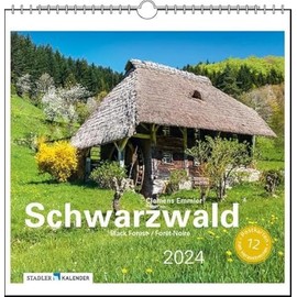 Schwarzwald 2024: Postkarten-Tischkalender