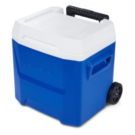 Igloo 16QT Laguna Wheeled Cooler, Insulated Ice Chest, Blue New