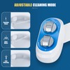 Non-Electric Bidet Attachment for Toilet Seat,Self-Cleaning, Dual Nozzle,Adjustable Water Pressure,