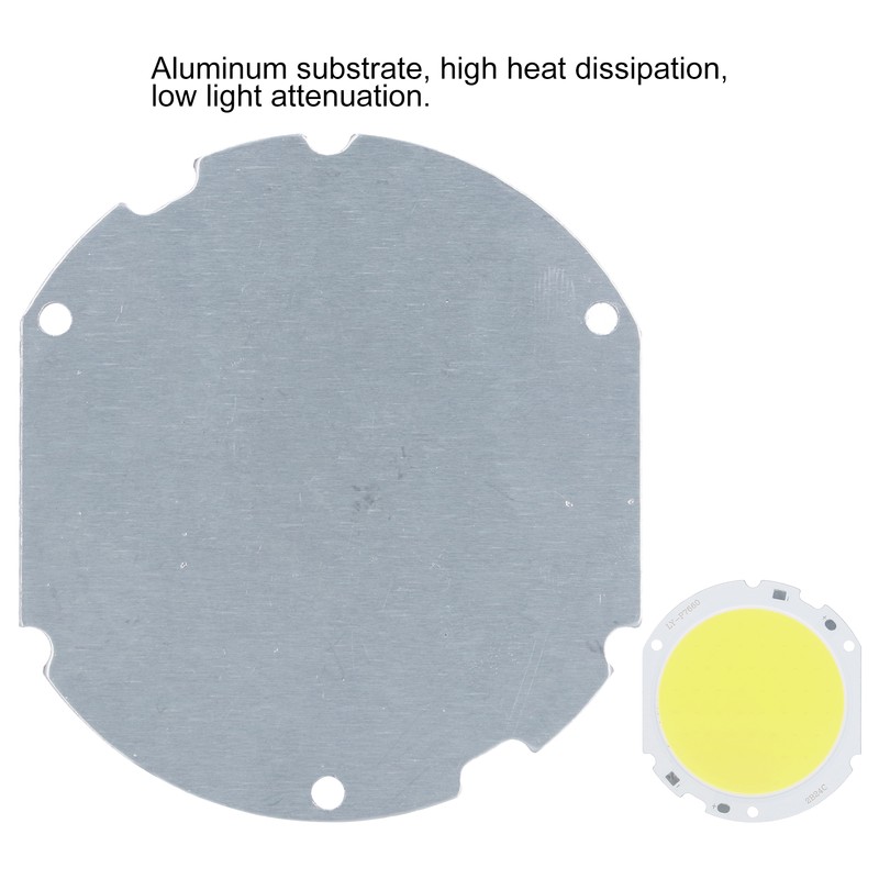 4PCS 75mm Round COB Lamp Bead High Power LED Chip