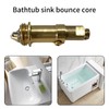 Begino 2Pcs Pop Up Bolt Basin Bath Sink Drain Waste