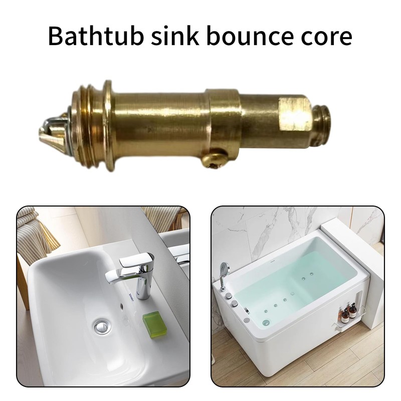 Begino 2Pcs Pop Up Bolt Basin Bath Sink Drain Waste