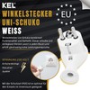 KEL 10 pieces angle plug uni schuko 16A/230V - repair