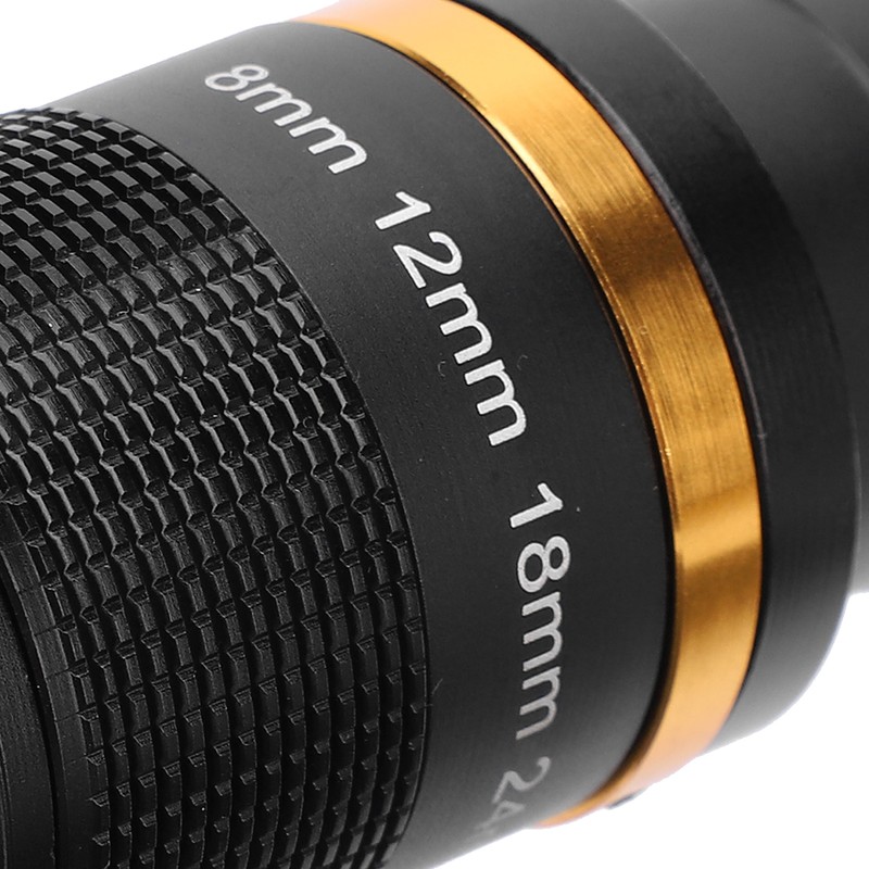 Astronomical Telescope 8‑24mm Continuous Zoom Eyepiece Observation 1.25inch/31.7mm Black