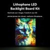 4 Pieces Lithophane LED Backlight Board Kit KC009 KC010 for