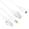 Tosuny 10 Pares Cable PoE Ethernet PoE Pasivo Adaptador Inyector