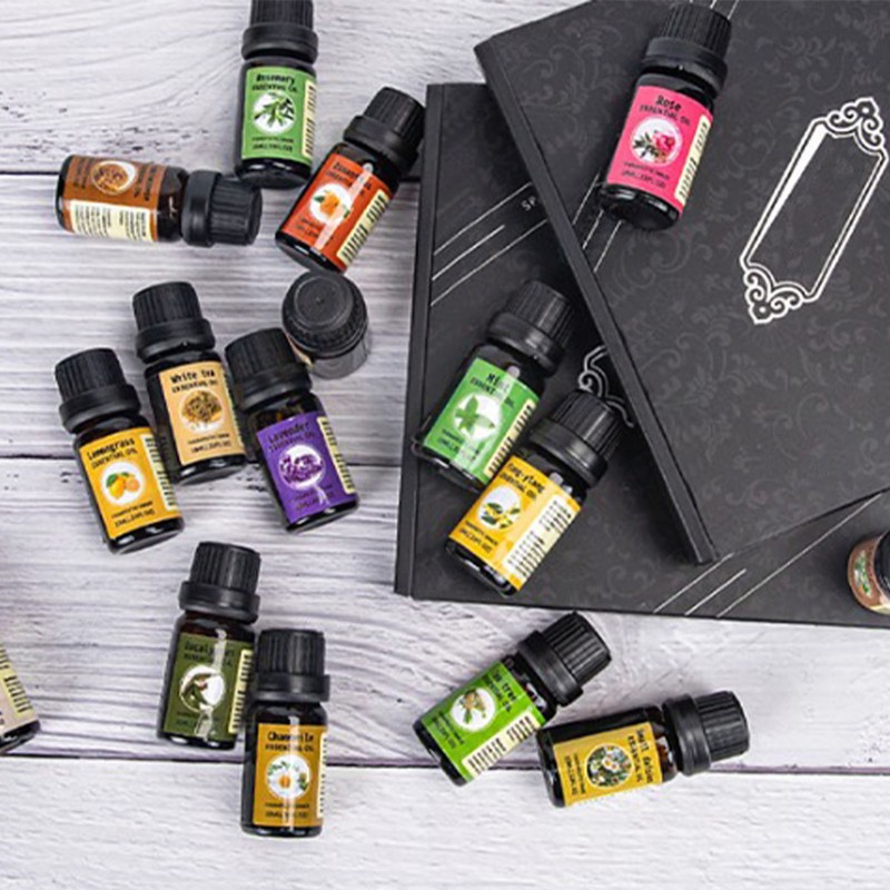 16pcs 10ml Essential Oils Set Aromatherapy Organic Massage Gua Sha