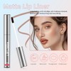 4Pcs Peel Off Lip Liner Stain - Long-Lasting, Smudge-Proof, Waterproof