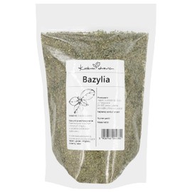 Kuchnia Zdrowia - Basil Dried - Natural - Aromatic - No Additives - Leak-proof Packaging with Zip - Doypack: (250 grams)