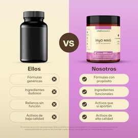 Óxido de Magnesio Suplemento Alimenticio VITAL BOTANICS                                                                                               