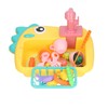 2 in 1 Play Kitchen Sink Toys with Running Water