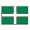 2 x 10cm Window Cling Devon Flag England Vinyl Stickers