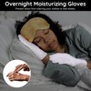 Segbeauty 12 Counts Extra Large Moisturizing Gloves Overnight, Thickened White